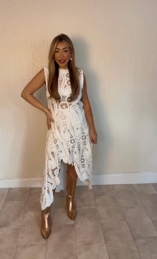 Crochet 2 piece skirt set
