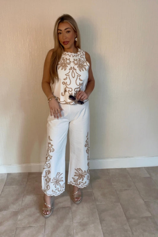 California boho trouser Co ord
