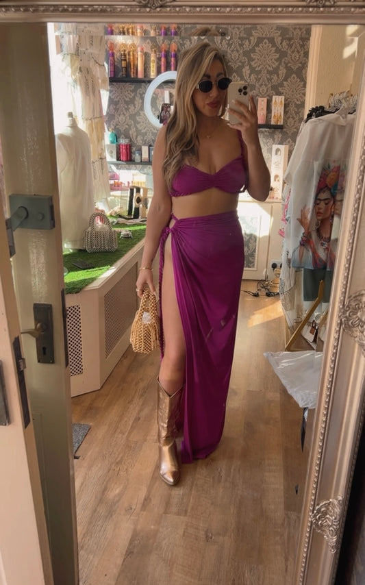 Marbs Pool party rope co ord set