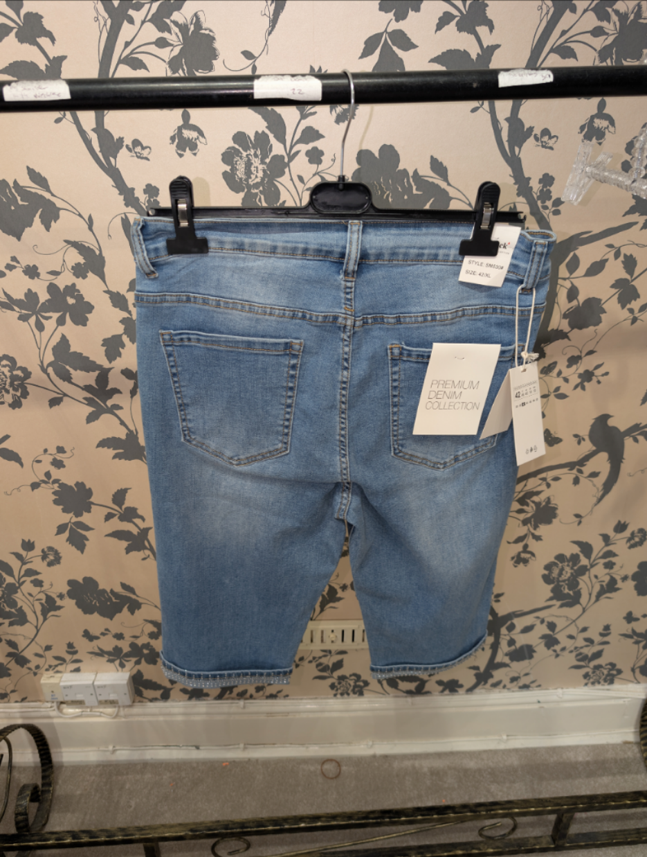 Denim shorts