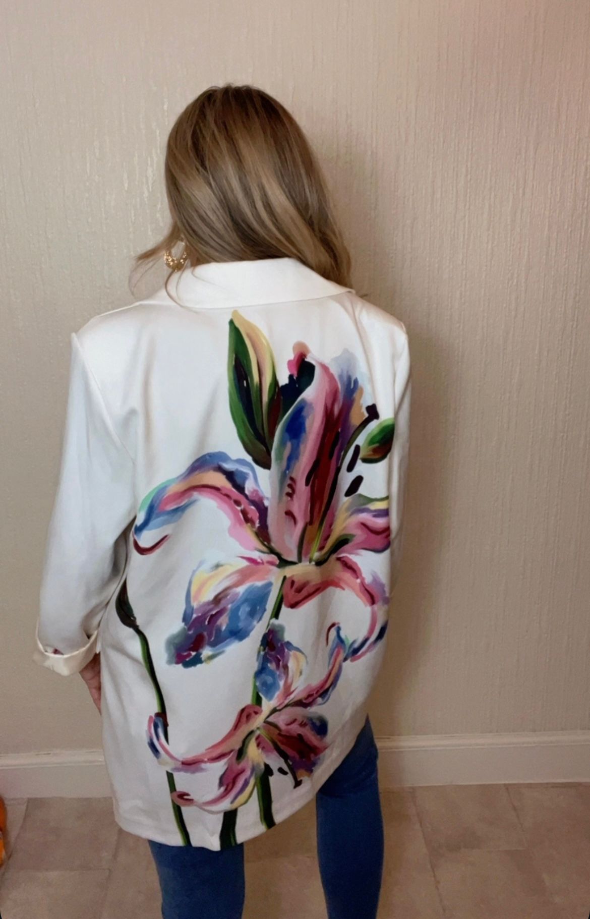 Miss Carla flower blazer
