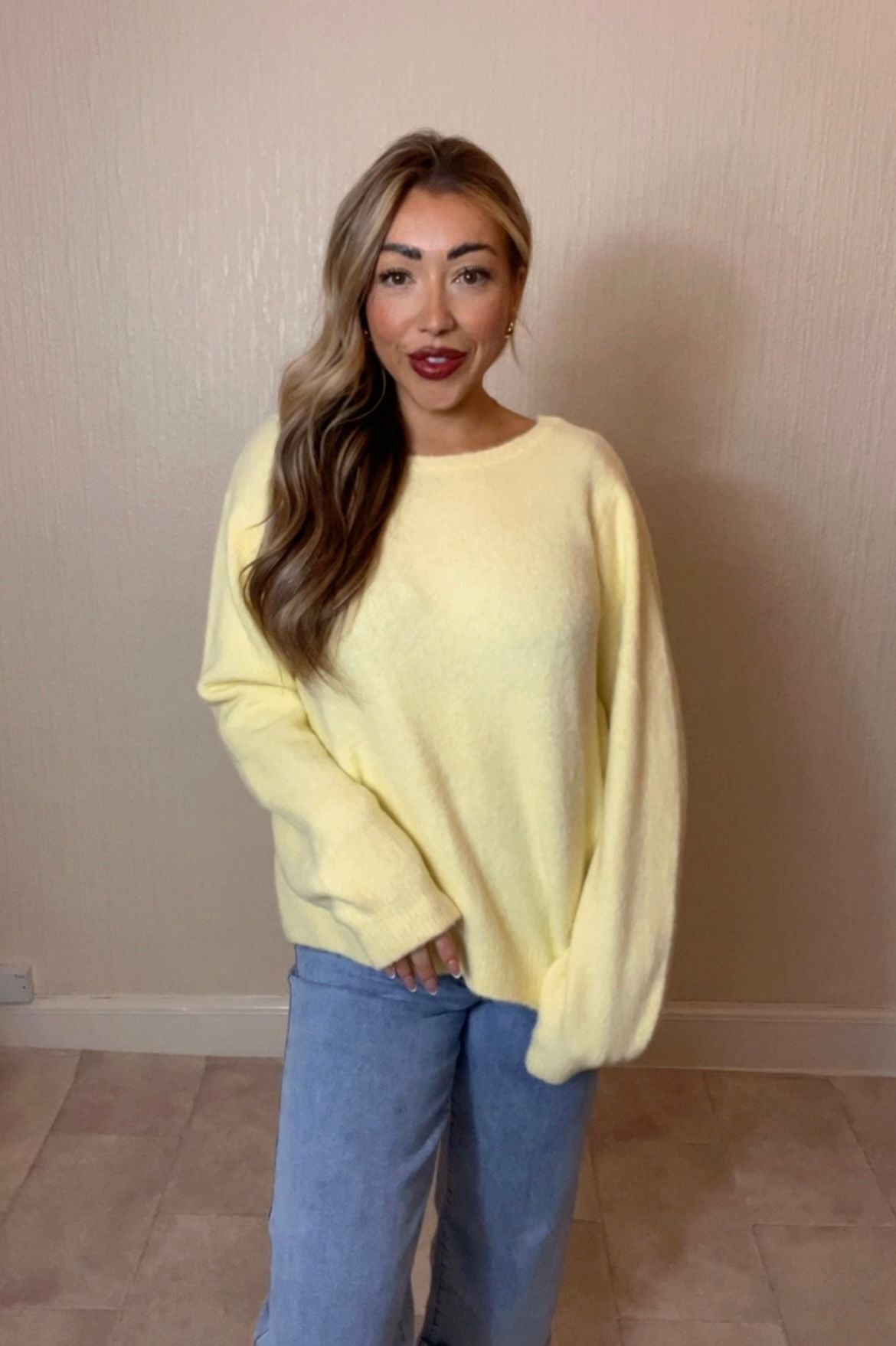 Bow back jumper
