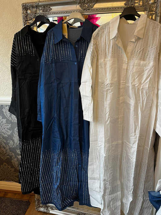 Lily shirt dress