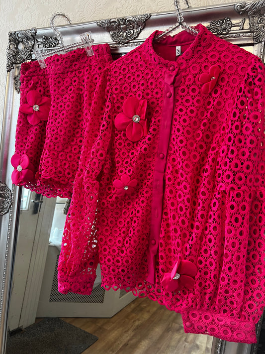 Florence Flower short set coord