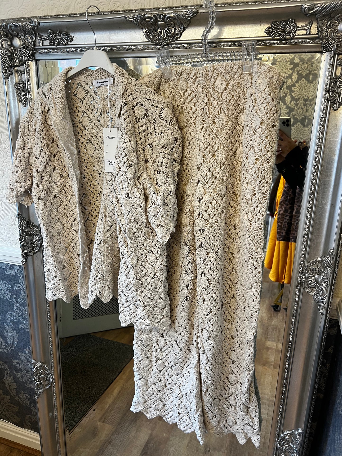 Boho crochet two-piece