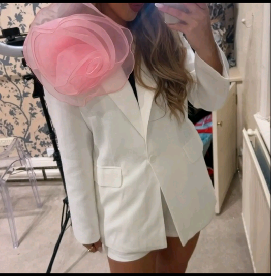 Jessy flower short set